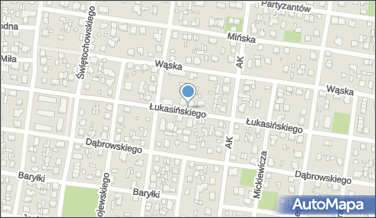 Paczkomat InPost SUJ01M, Łukasińskiego 23A, Sulejówek 05-071