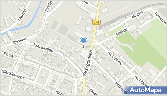 Paczkomat InPost SWB04N, Strzegomska 11, Świebodzice 58-160