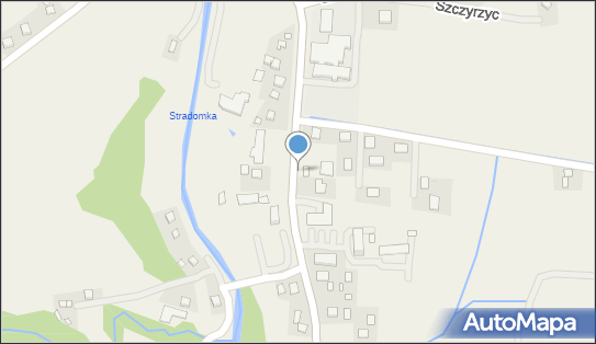 Paczkomat InPost SXY01M, Szczyrzyc 217, Szczyrzyc 34-623