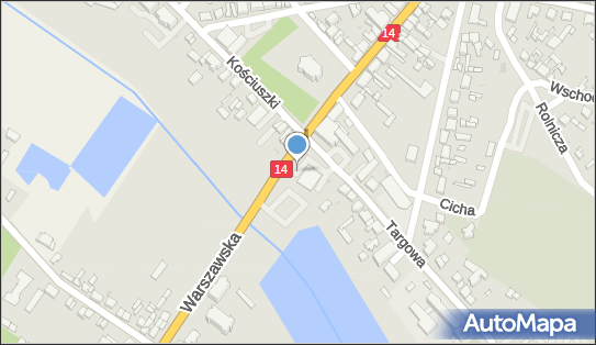 Paczkomat InPost SYK01N, Targowa 1, Stryków 95-010