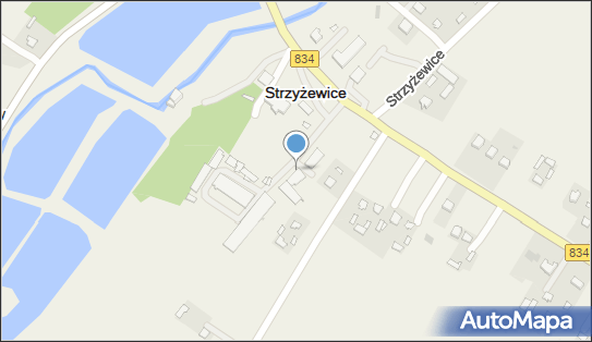 Paczkomat InPost SYZ01M, Strzyżewice 108, Strzyżewice 23-107