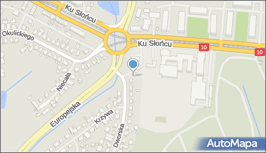 Paczkomat InPost SZC16ML, Dworska 8, Szczecin 71-026