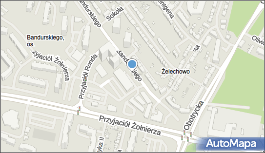 Paczkomat InPost SZC25M, Bandurskiego 97, Szczecin 71-685