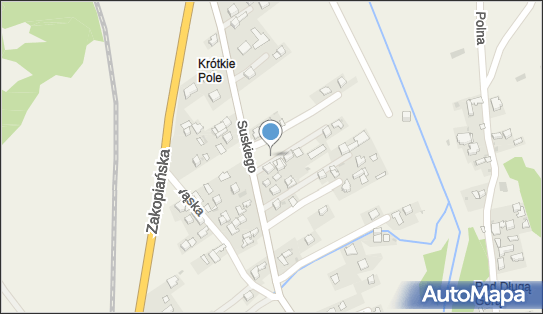 Paczkomat InPost SZF01BAPP, Augustyna Suskiego 23D, Szaflary 34-424