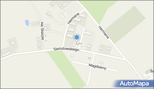 Paczkomat InPost SZK01G, Samulowskiego 34, Sząbruk 11-036