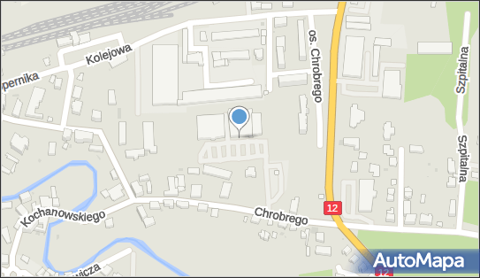 Paczkomat InPost SZP01G, Bolesława Chrobrego 13, Szprotawa 67-300