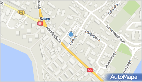 Paczkomat InPost SZT02A, Mickiewicza 46, Sztum 82-400