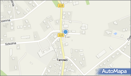 Paczkomat InPost TAN01BAPP, Szczecińska 55a, Tanowo 72-004