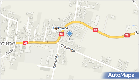 Paczkomat InPost TAP01M, Zwycięstwa 9A, Tąpkowice 42-624