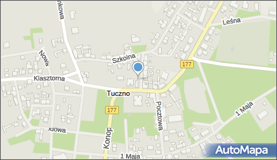 Paczkomat InPost TCO01E, Podgórna 1, Tuczno 78-640