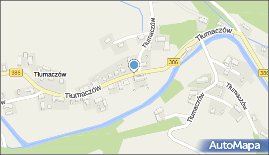 Paczkomat InPost TLUM01BAPP, Tłumaczów 72, Tłumaczów 57-408