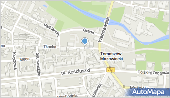 Paczkomat InPost TMS21M, Tkacka 1/3, Tomaszów Mazowiecki 97-200