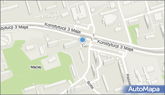 Paczkomat InPost TOR27N, Konstytucji 3 maja 22A, Toruń 87-100