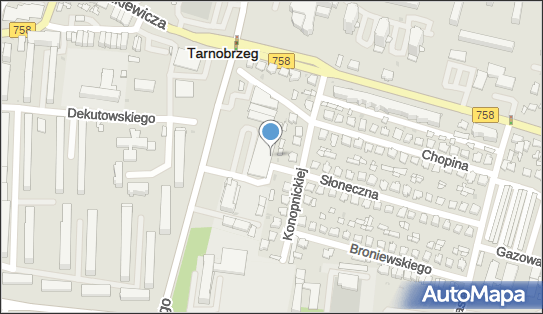 Paczkomat InPost TRA04M, Sikorskiego 6a, Tarnobrzeg 39-400