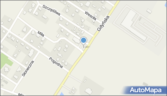 Paczkomat InPost TUH01M, Gdyńska 17, Tuchom 80-209