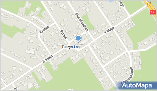 Paczkomat InPost TUS01M, 3-go Maja 15a, Tuszyn 95-080