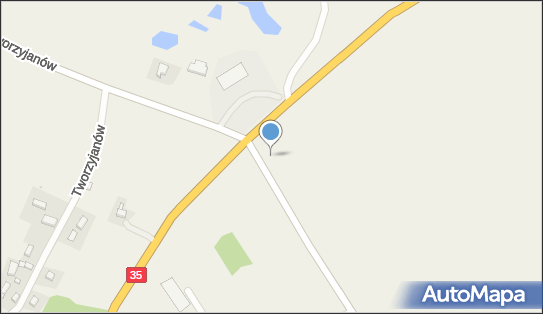 Paczkomat InPost TWJ01BAPP, Tworzyjanów 60, Tworzyjanów 58-123