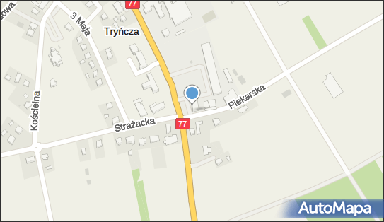 Paczkomat InPost TYA01M, Tryńcza 120, Tryńcza 37-204