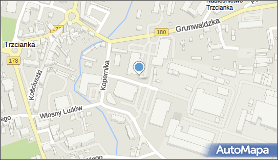 Paczkomat InPost TZC04M, Grunwaldzka 9, Trzcianka 64-980