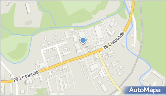 Paczkomat InPost UDO03M, 29 Listopada 37, Ustrzyki Dolne 38-700