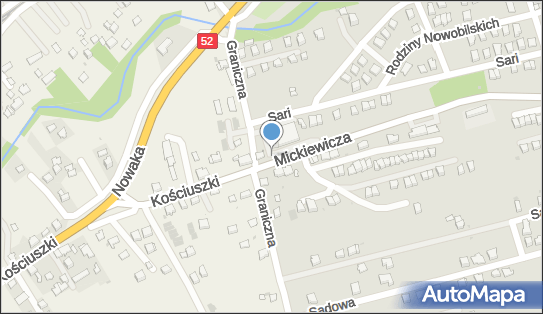 Paczkomat InPost WAD01MP, Mickiewicza 54, Wadowice 34-100