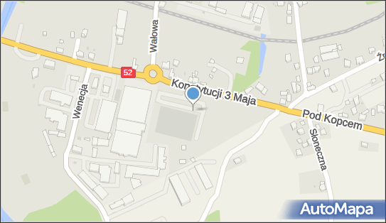 Paczkomat InPost WAD05M, Konstytucji 3 Maja 12A, Wadowice 34-100