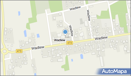 Paczkomat InPost WADE01BAPP, Wadlew 86a, Wadlew 97-403