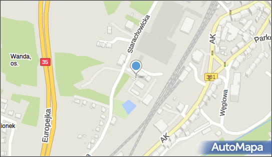 Paczkomat InPost WAL02BAPP, Starachowicka 3, Wałbrzych 58-300