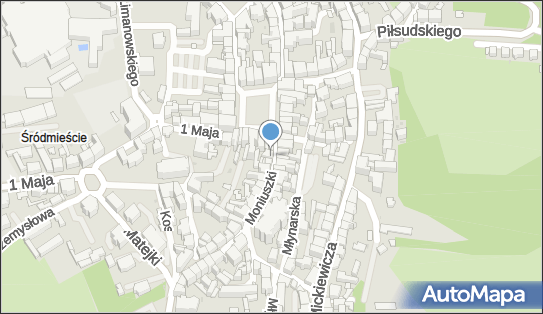 Paczkomat InPost WAL02H, Moniuszki 4, Wałbrzych 58-300