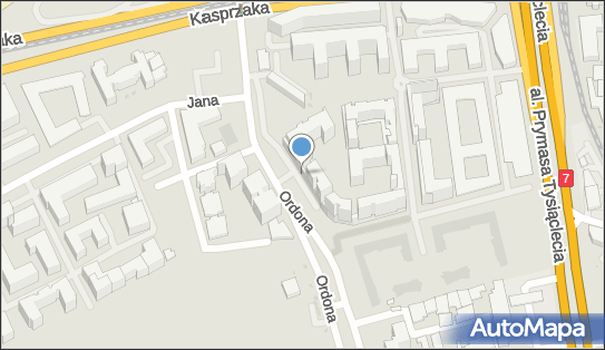 Paczkomat InPost WAW04H, Ordona 7B, Warszawa 01-237