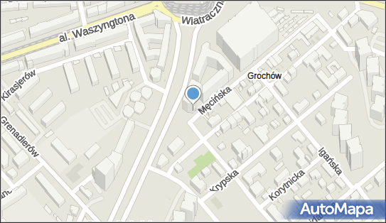 Paczkomat InPost WAW05HP, Stanów Zjednoczonych 72, Warszawa 04-036