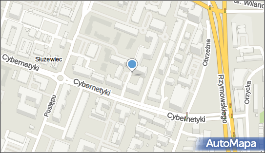 Paczkomat InPost WAW102BAPP, Cybernetyki 6, Warszawa 02-677