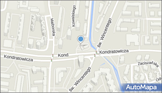 Paczkomat InPost WAW105A, Kondratowicza 49, Warszawa 03-286