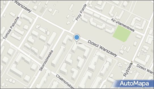 Paczkomat InPost WAW108H, Dzieci Warszawy 27A, Warszawa 02-495