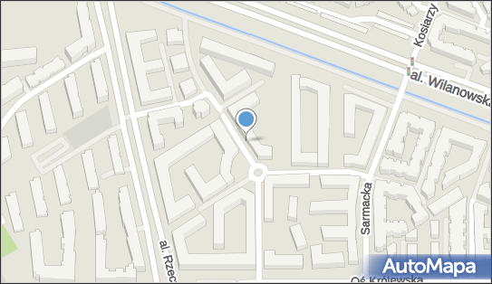 Paczkomat InPost WAW109H, Sarmacka 4B, Warszawa 02-972