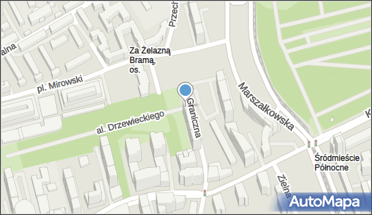 Paczkomat InPost WAW110BAPP, Graniczna 4, Warszawa 00-130