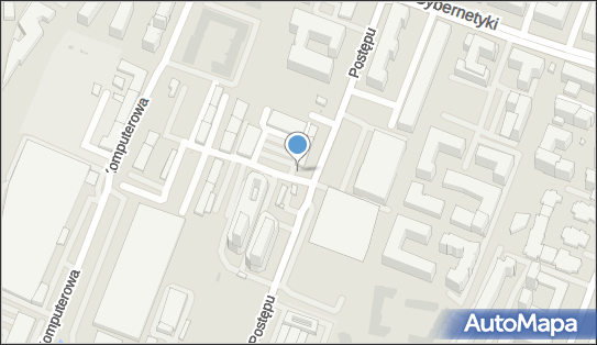 Paczkomat InPost WAW116AP, Postępu 5, Warszawa 02-676