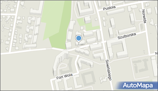 Paczkomat InPost WAW126H, Józefa Sowińskiego 53A/u11, Warszawa 01-105