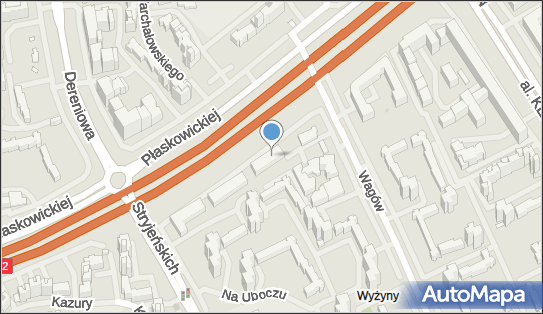 Paczkomat InPost WAW135H, Na Uboczu 28C, Warszawa 02-791