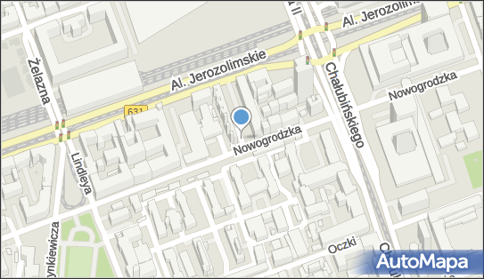 Paczkomat InPost WAW136M, Nowogrodzka 64, Warszawa 02-014