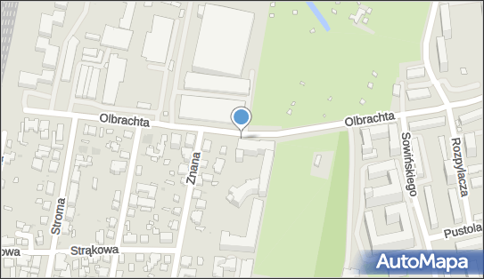 Paczkomat InPost WAW138H, Jana Olbrachta 29, Warszawa 01-102