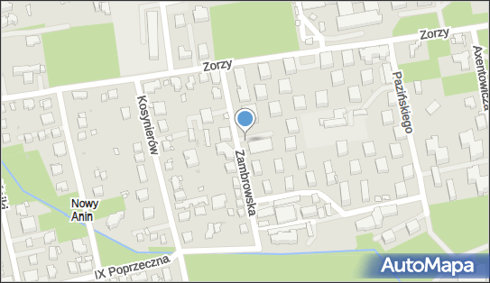 Paczkomat InPost WAW14APP, Zambrowska 8, Warszawa 04-642