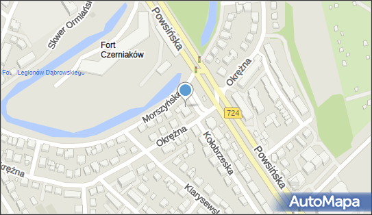 Paczkomat InPost WAW152A, Okrężna 38, Warszawa 02-925