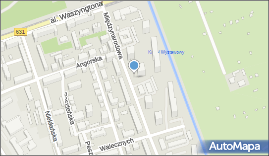 Paczkomat InPost WAW155M, Międzynarodowa 64, Warszawa 03-922