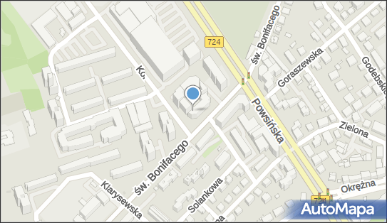 Paczkomat InPost WAW16HO, Konstancińska 2, Warszawa 02-909