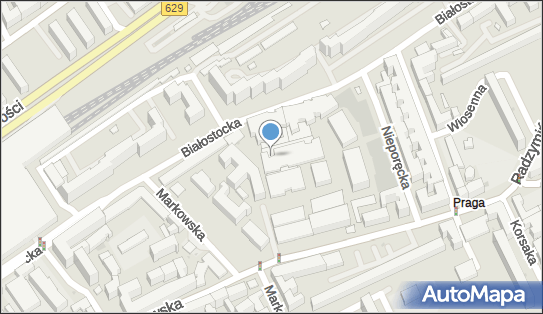 Paczkomat InPost WAW16H, Plac Konesera 2, Warszawa 03-726