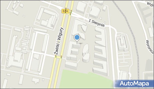 Paczkomat InPost WAW17M, Żwirki i Wigury 18, Warszawa 02-092