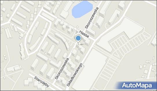 Paczkomat InPost WAW180M, Skoroszewska 7, Warszawa 02-495