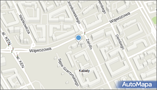 Paczkomat InPost WAW185M, Wąwozowa 11, Warszawa 02-796