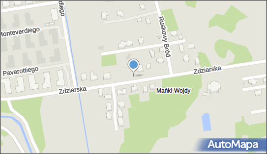 Paczkomat InPost WAW18BAPP, Zdziarska 59, Warszawa 03-289